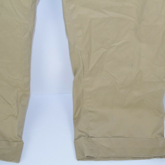 Fashion Bug Cuffed & Cropped Khaki Pants - Picture 5 of 8